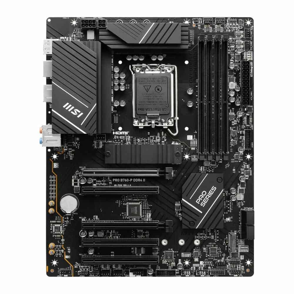 MSI Intel PRO B760-P DDR4 II ATX Motherboard